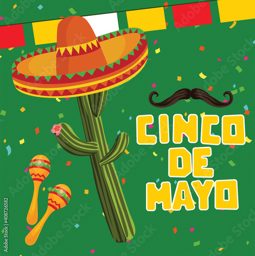 Cinco de Mayo annual celebration poster photo