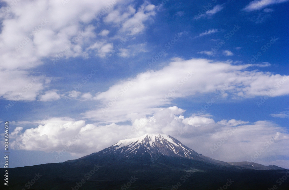 Clouds over a snowcapped mountain, Mt Ararat, Turkey Clouds over a snowcapped mountain, Mt Ararat, Turkey