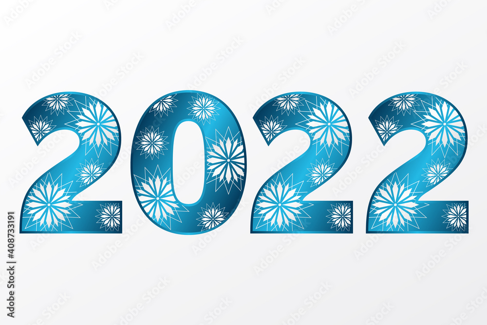 2022 Happy New Year icon with stars. Vector greeting sign. Blue gradient symbol for celebration, winter holiday, congratulation, web, design, decoration 2022 Happy New Year icon with stars. Vector greeting sign. Blue gradient symbol for celebration, winter holiday, congratulation, web, design, decoration