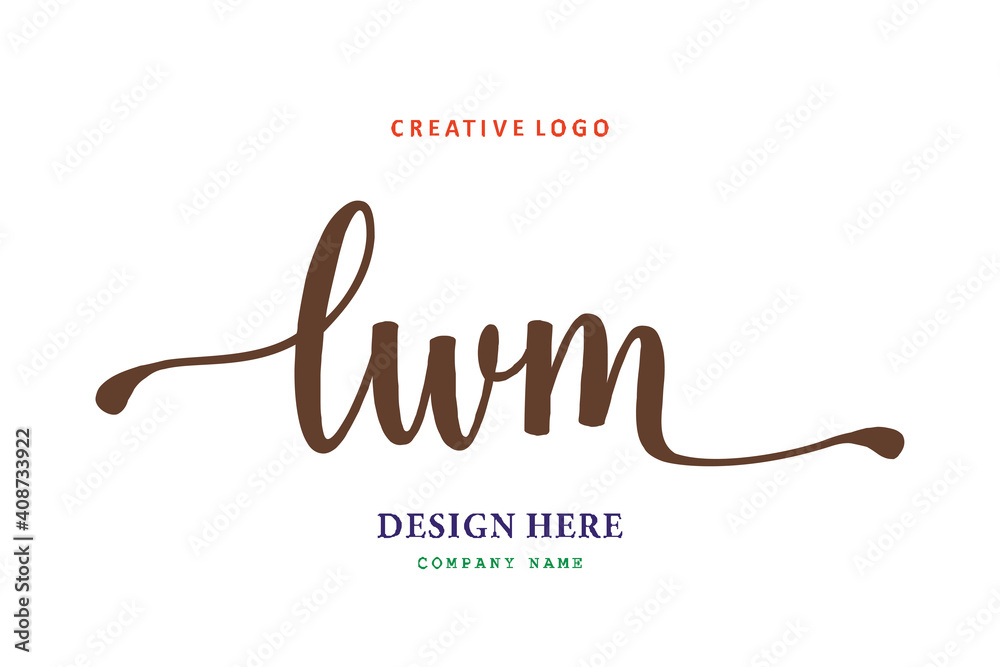 LWM lettering logo is simple, easy to understand and authoritative LWM lettering logo is simple, easy to understand and authoritative