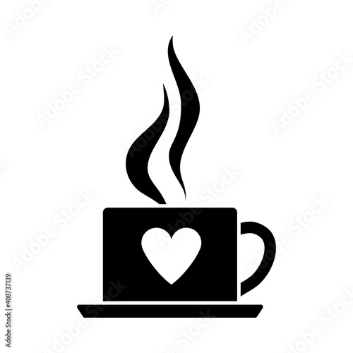 Valentine Day Coffee Icon