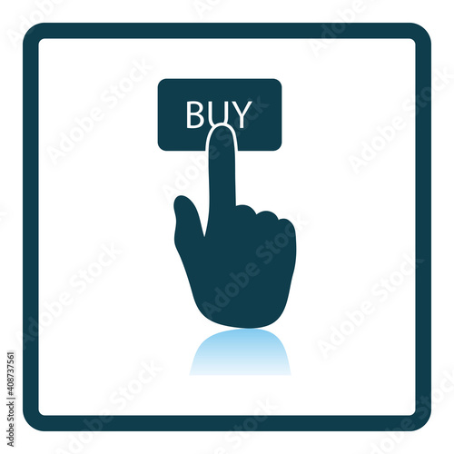 Finger Push The Buy Button Icon