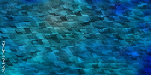 Light BLUE vector background with triangles.