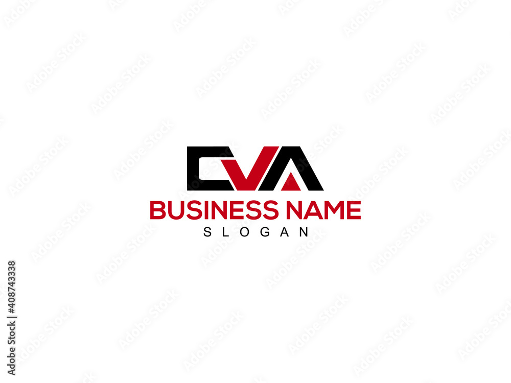 CVA Logo And Illustrations Design For Business Stock Vector | Adobe Stock