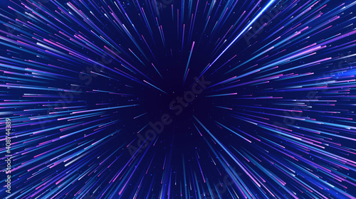 Vector abstract circular geometric background. Circular geometric centric motion pattern. Starburst dynamic lines or rays