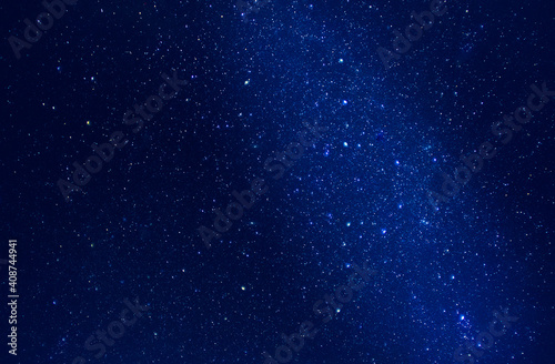 Starry Sky with Stars and Milky Way