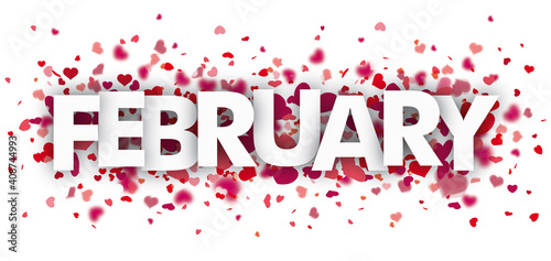 Hearts White Header February