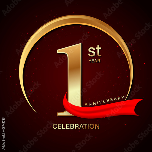 First Year Anniversary Celebration Design