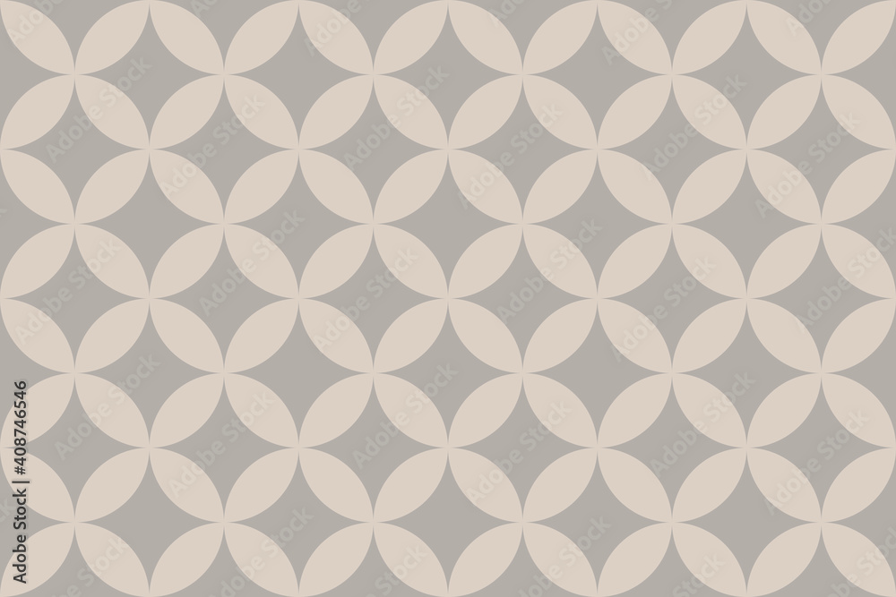Batik Geometry Circle Shape Pattern Background Batik Geometry Circle Shape Pattern Background