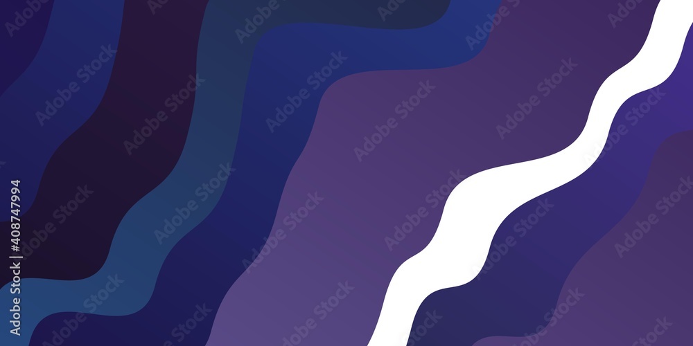 Dark Purple vector template with curves. Dark Purple vector template with curves.