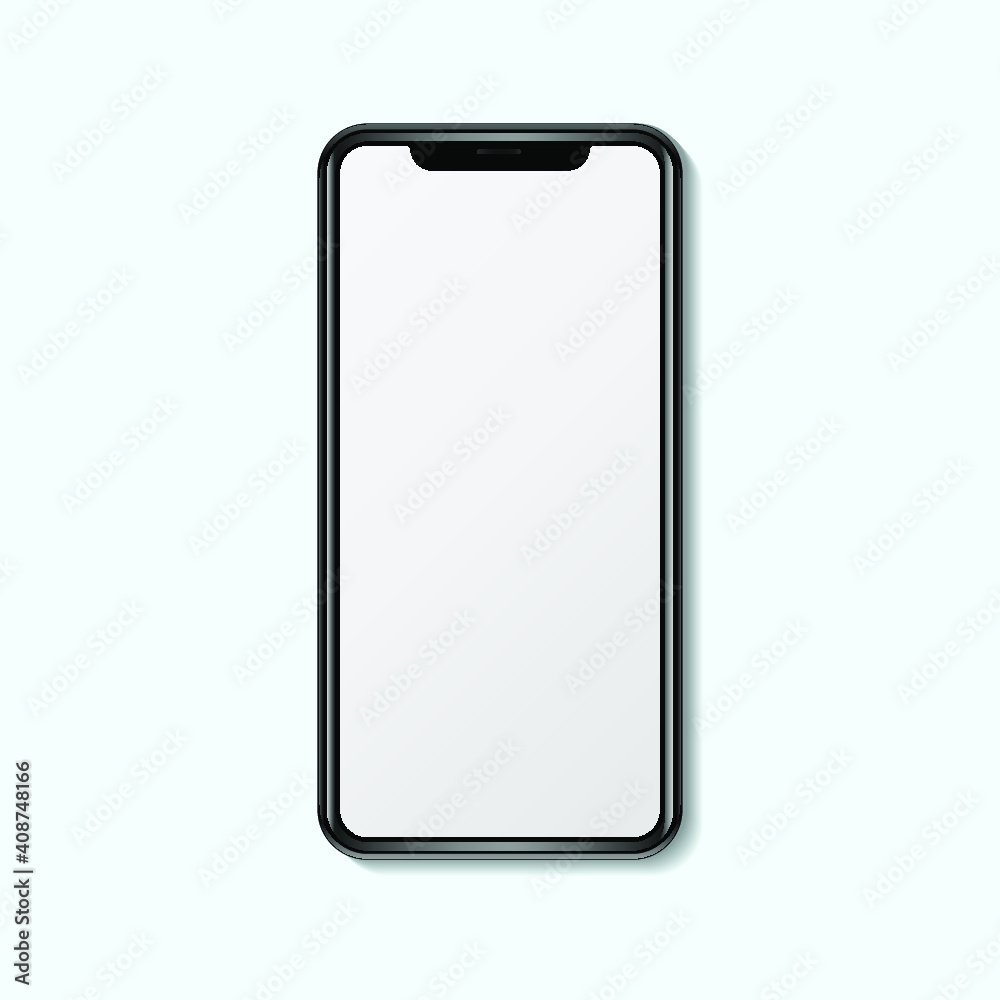 blank smartphone isolated on white blank smartphone isolated on white