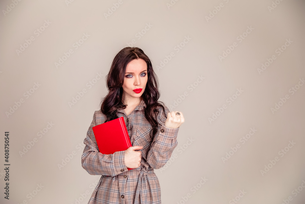 girl student with a book in her hands. complex education. exams soon. stress girl student with a book in her hands. complex education. exams soon. stress