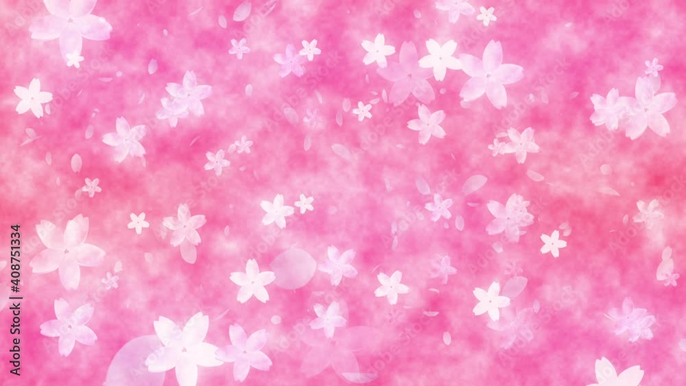 桜吹雪 桜 花びら 背景 ループ CG ピンクベース 桜吹雪 桜 花びら 背景 ループ CG ピンクベース