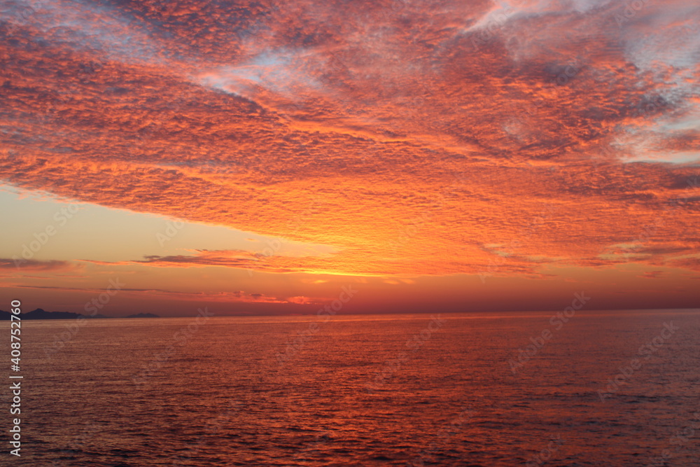 Fototapeta premium sunset on the beach