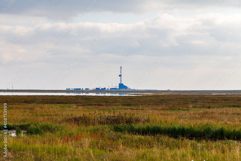 oil and gas industry, exploration, oil and gas well drilling in the far north