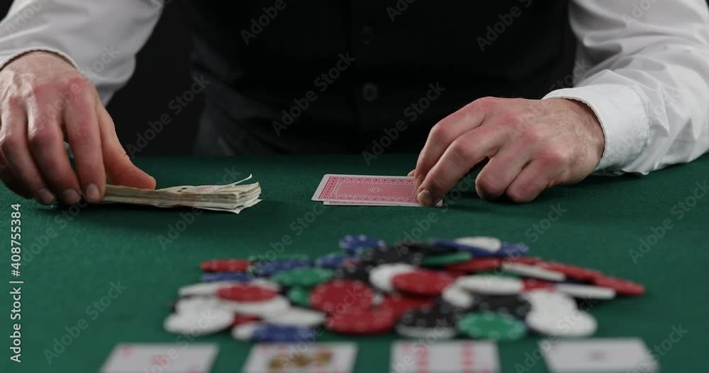 Poker player pulling in a pile of chips, large win, jackpot, successful game. Fortune, luck, gambling Poker player pulling in a pile of chips, large win, jackpot, successful game. Fortune, luck, gambling