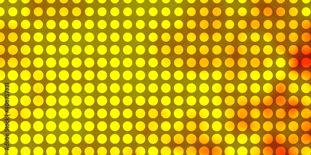 Light Orange vector texture with circles. Light Orange vector texture with circles.