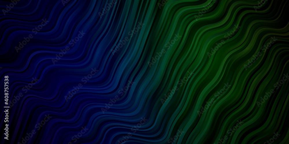 Light Blue, Green vector template with curves. Light Blue, Green vector template with curves.