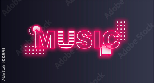Inscription Music, DJ. Abstract poster, banner. Abstract background, texture, fluidposter.