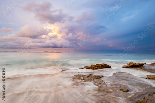 Sunset Scape along the Coast in Cronulla