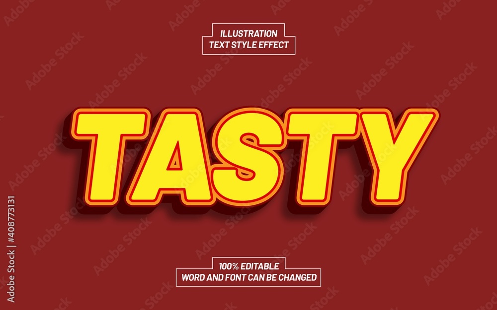 Tasty Text Style Effect