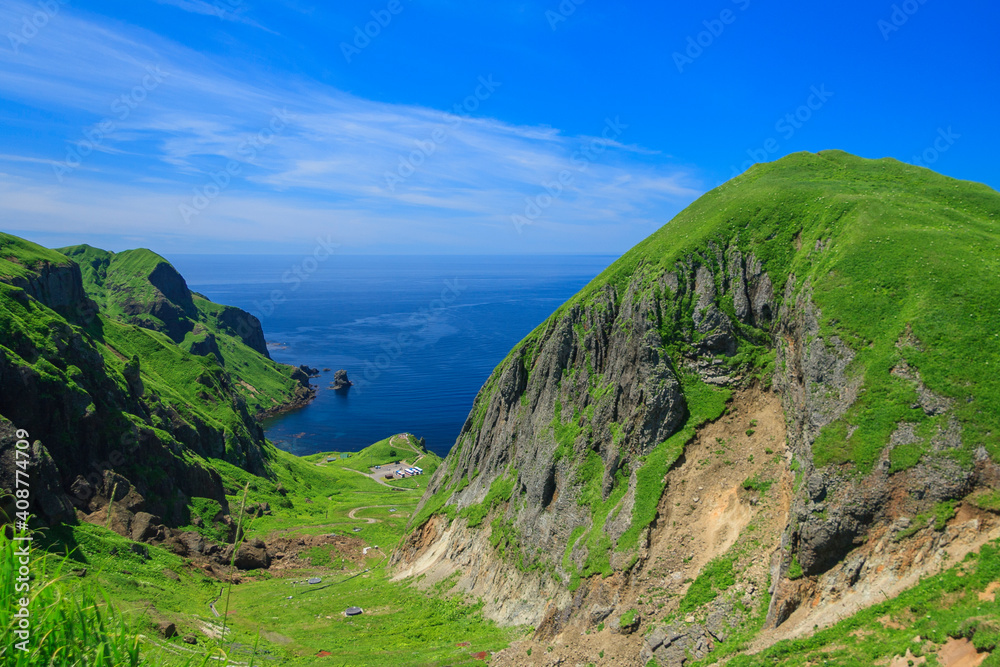 Fototapeta premium 礼文島 桃岩