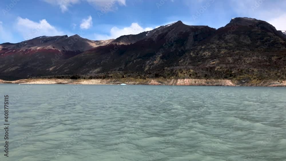 Lake Argentino is a freshwater lake located in the province of Santa Cruz, in southern Patagonia. Wet the Perito Moreno and the surrounding mountains. Lake Argentino is a freshwater lake located in the province of Santa Cruz, in southern Patagonia. Wet the Perito Moreno and the surrounding mountains.