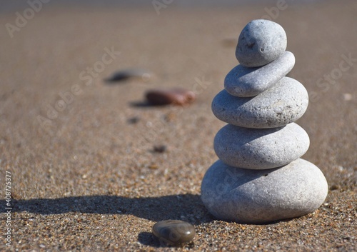 High quality image. Photograph of some stones in balance. Image of calm and balance.