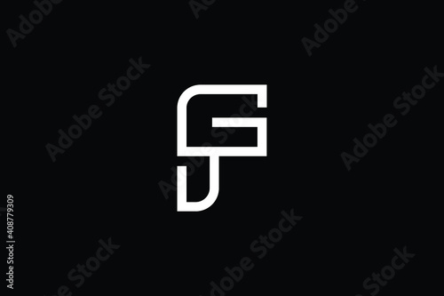 Free Download FG logo letter design on luxury background. GF logo monogram initials letter concept. FG icon logo design. GF elegant and Professional letter icon design on black background. G F FG GF - GFXLoad