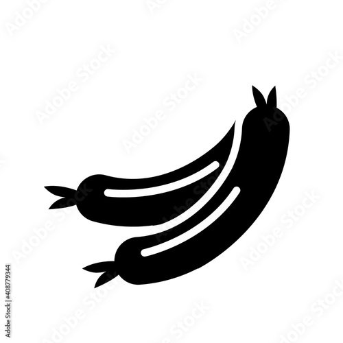 sausage icon. Vector