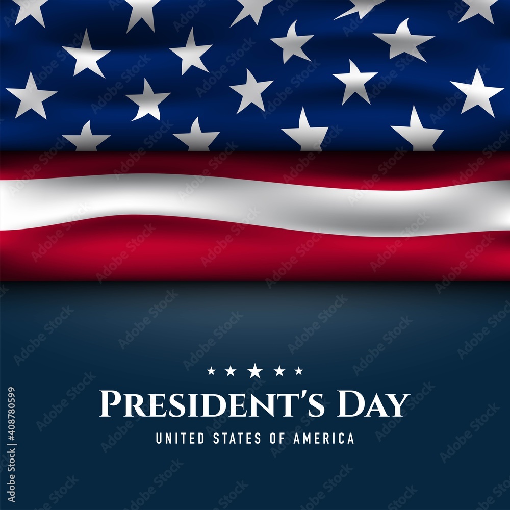 Fototapeta premium President's Day Background Design. Vector Illustration.