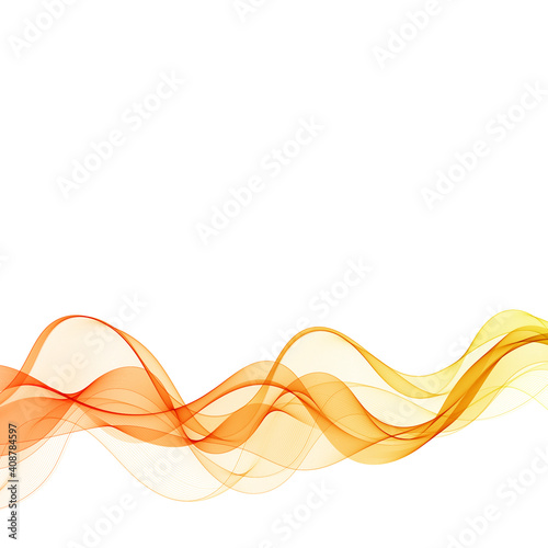 Abstract vector wave. Colored background for presentation