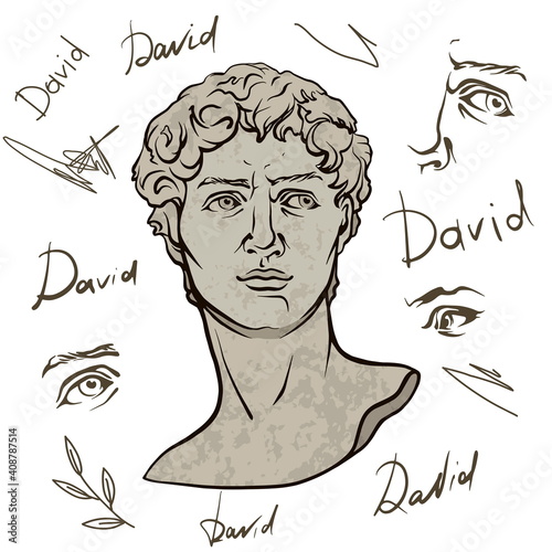 head of David Michelangelo