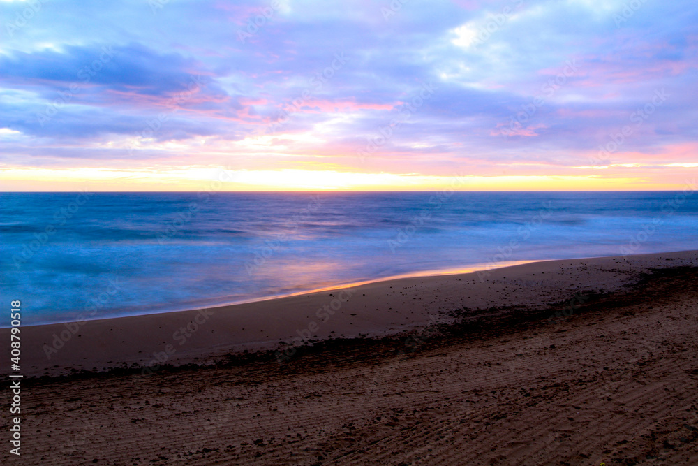 Sunrise on the beach in Arenales del Sol, Alicante Sunrise on the beach in Arenales del Sol, Alicante