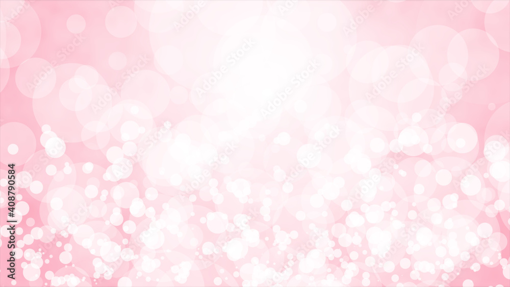 キラキラピンク色円形幾何学CG背景素材
