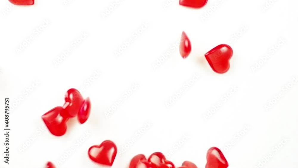 one red heart explodes and there are many hearts one red heart explodes and there are many hearts