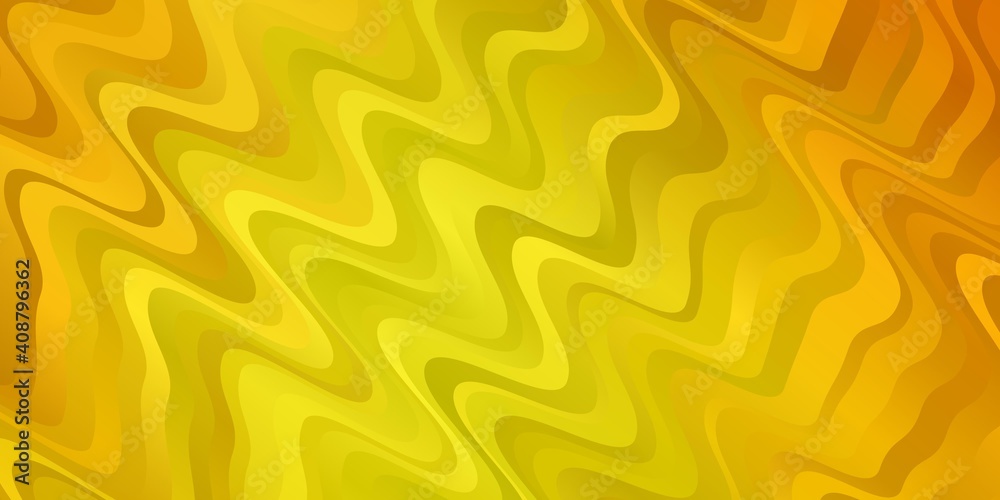 Light Yellow vector texture with wry lines. Light Yellow vector texture with wry lines.
