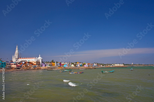 Town of Kanyakumari, India photo