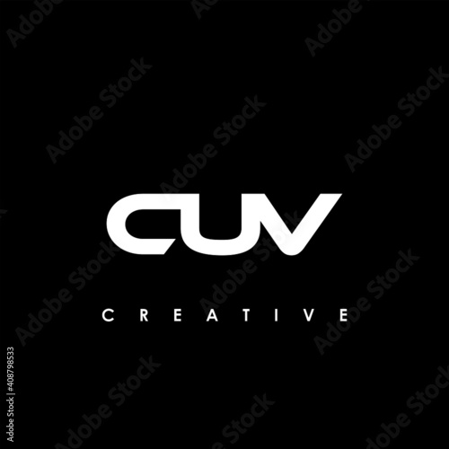 CUV Letter Initial Logo Design Template Vector Illustration