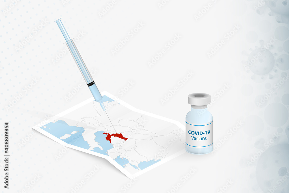 Croatia Vaccination, Injection with COVID-19 vaccine in Map of Croatia. Croatia Vaccination, Injection with COVID-19 vaccine in Map of Croatia.