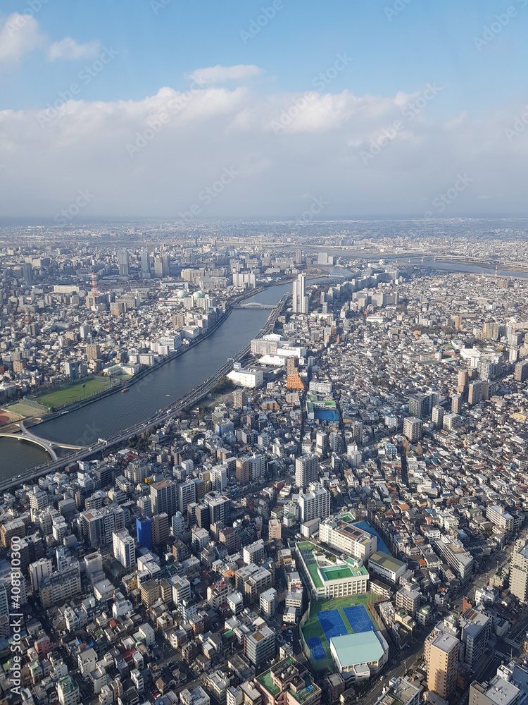 Obraz premium Tokyo view skytree Japan