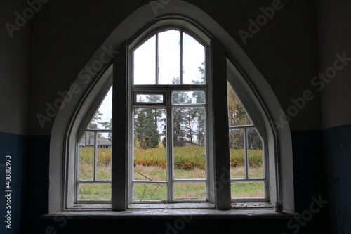 window in the old manor house