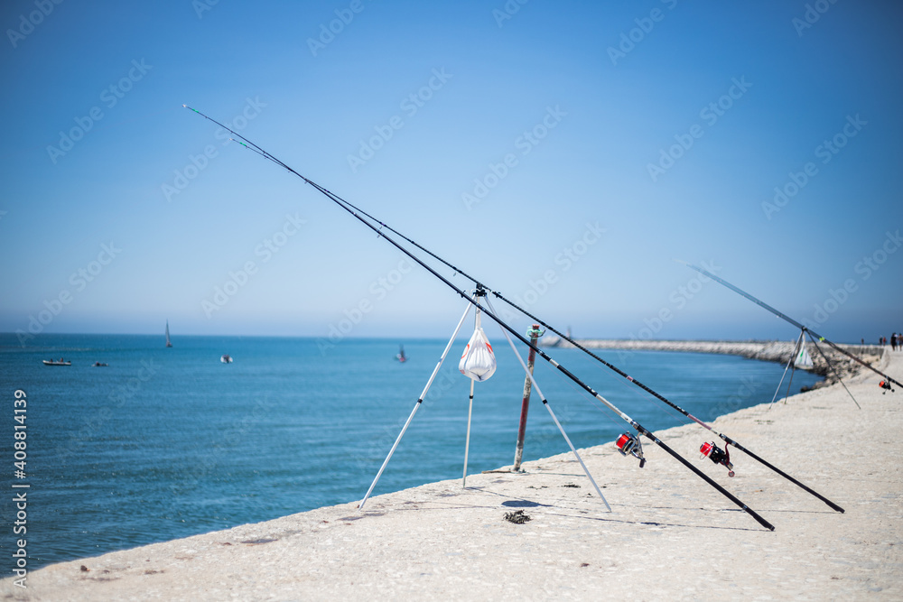 fishpole, Figueira da Foz, Portugal