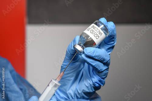 Cuadro en lienzo vaccin covid-19 vaccin vaccination