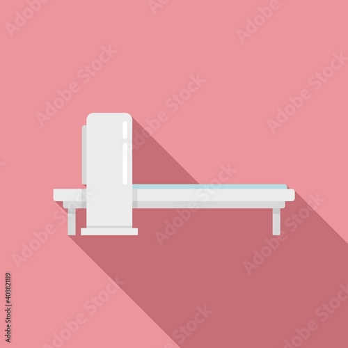Magnetic resonance imaging icon. Flat illustration of magnetic resonance imaging vector icon for web design