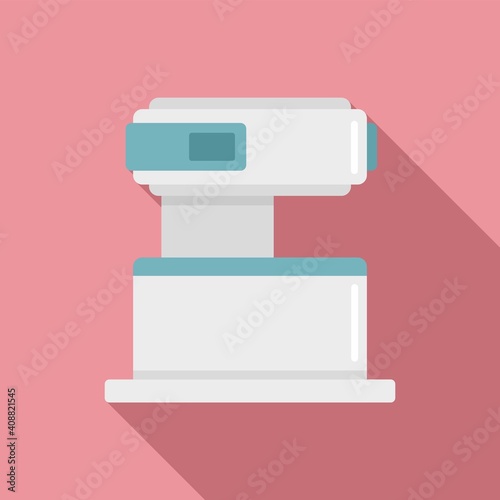 Modern magnetic resonance imaging icon. Flat illustration of modern magnetic resonance imaging vector icon for web design
