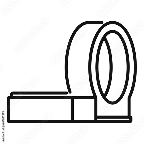 Magnetic resonance imaging equipment icon. Outline magnetic resonance imaging equipment vector icon for web design isolated on white background
