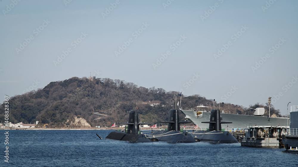 Fototapeta premium 海上自衛隊の潜水艦