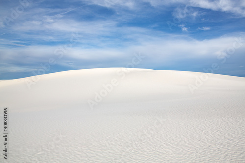 White Sands National Monument in New Mexico  USA