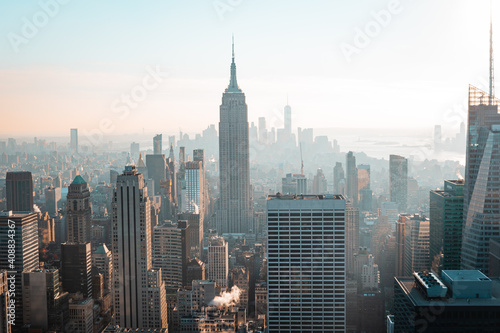 Manhattan view from high building - New York, 2018